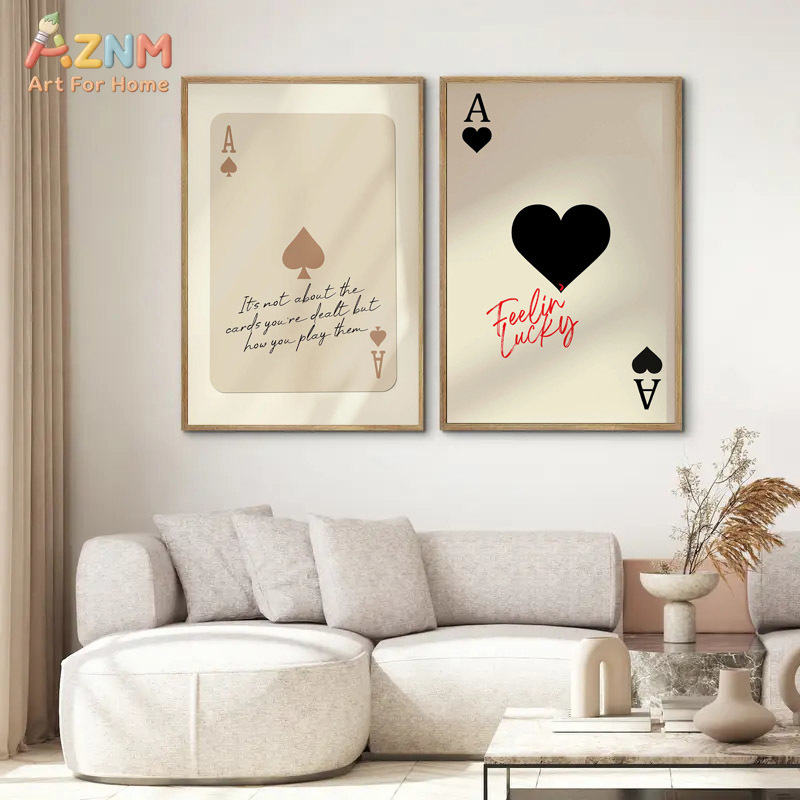 Themed Playing Card - AZNM 스페이드 에이스 행운의 느낌을 주는