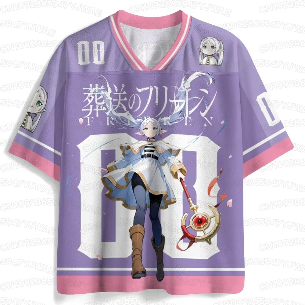 Frieren Anime Merchandise - 여름 여성 남성 프리렌 3D 프린트