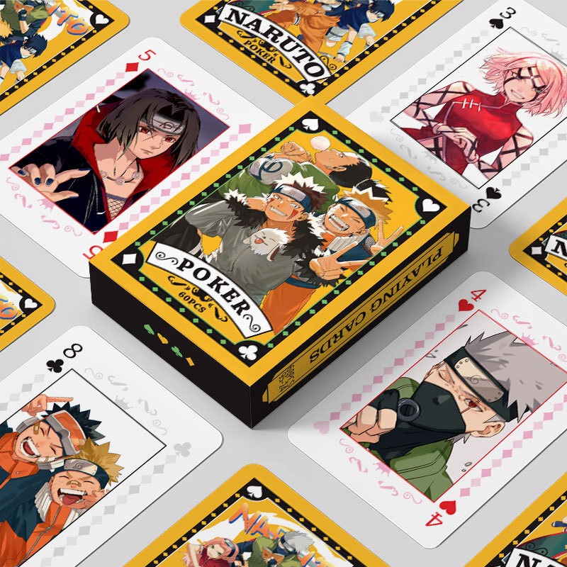 Themed Playing Card - 새로운 만화 코팅지 플레잉 카드 나루토