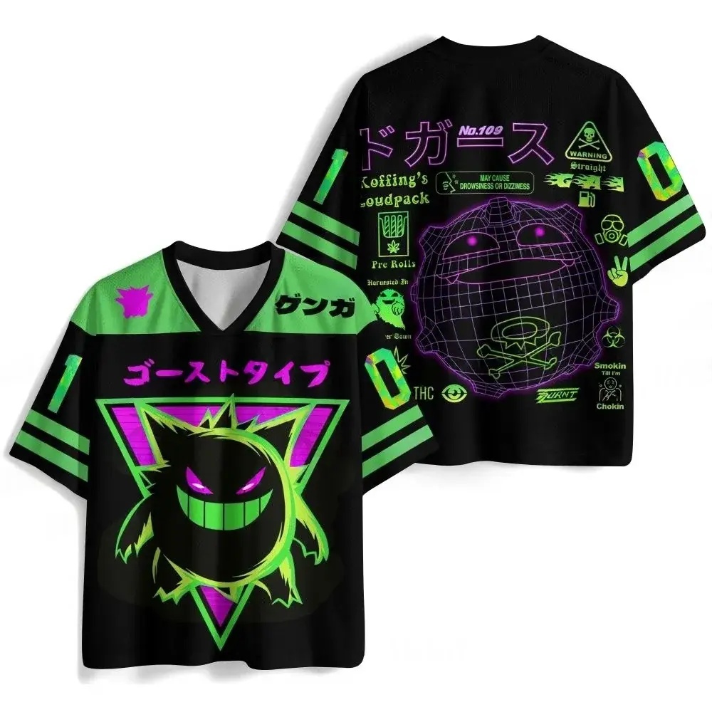 Popular Anime Merchandise - 2026 인기 겐가 프린트 반팔 티셔츠