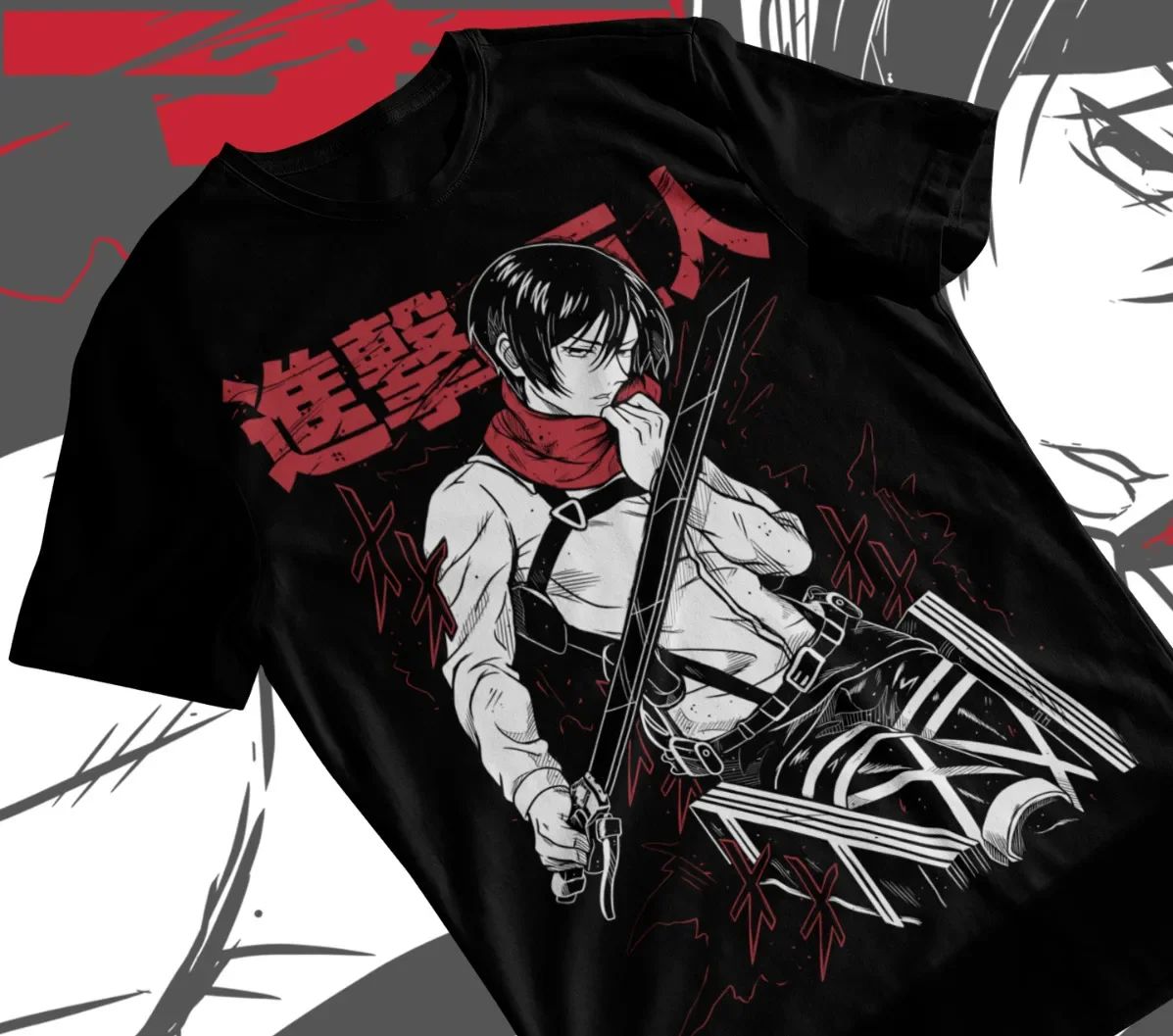 Anime Merchandise For Women - 열혈 애니메이션 진격의 거인 에렌과 미카사