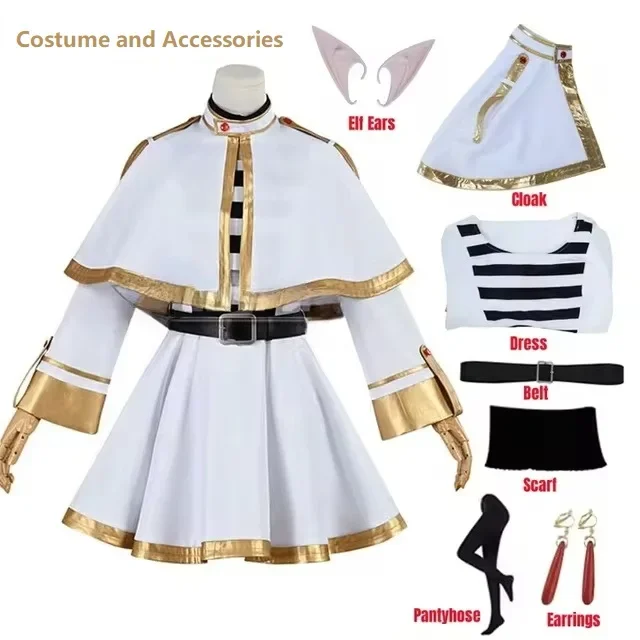 Sousou No Frieren 코스프레 의상 가발 신 - Frieren Anime Merchandise 리뷰 및 가격