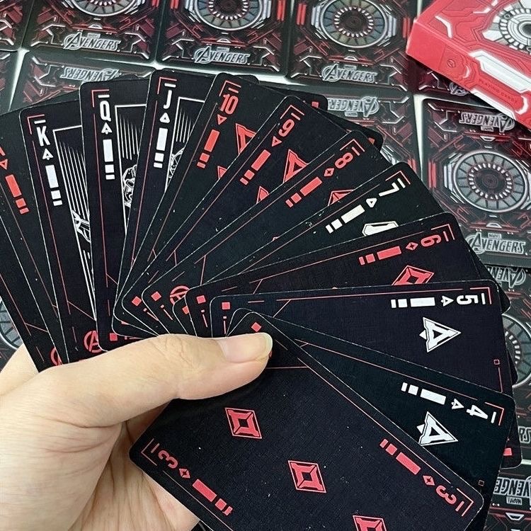 54Pcs 만화 아이언 맨 고화질 카드 놀이 가족 보드 - Themed Playing Card 리뷰 및 가격