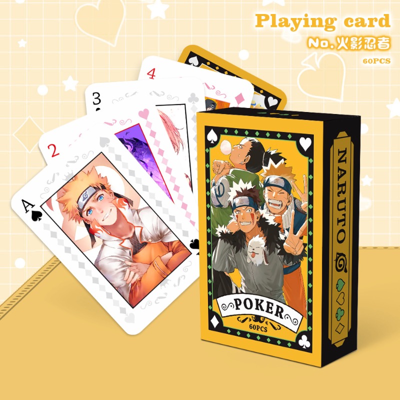 새로운 만화 코팅지 플레잉 카드 나루토 네비게이션 킹  - Themed Playing Card 리뷰 및 가격