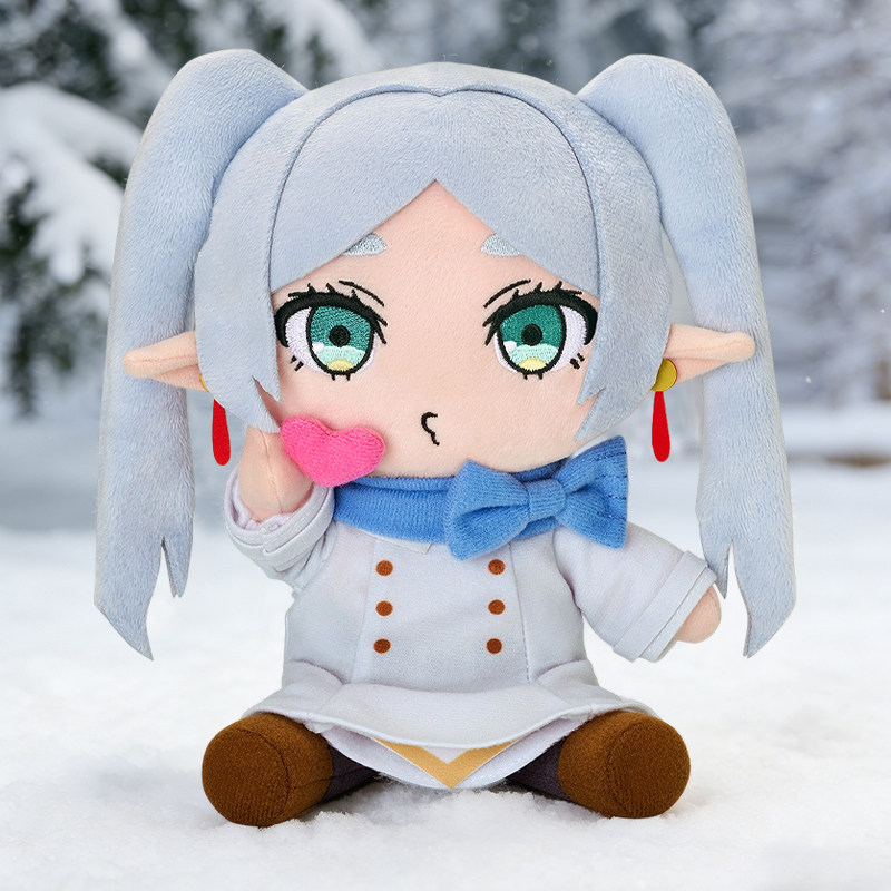 Gsc 프리렌 17cm 플러시 인형 장난감 블로잉 키스 - Frieren Anime Merchandise 리뷰 및 가격