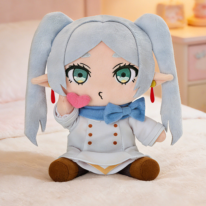 Gsc 프리렌 17cm 플러시 인형 장난감 블로잉 키스 - Frieren Anime Merchandise 리뷰 및 가격
