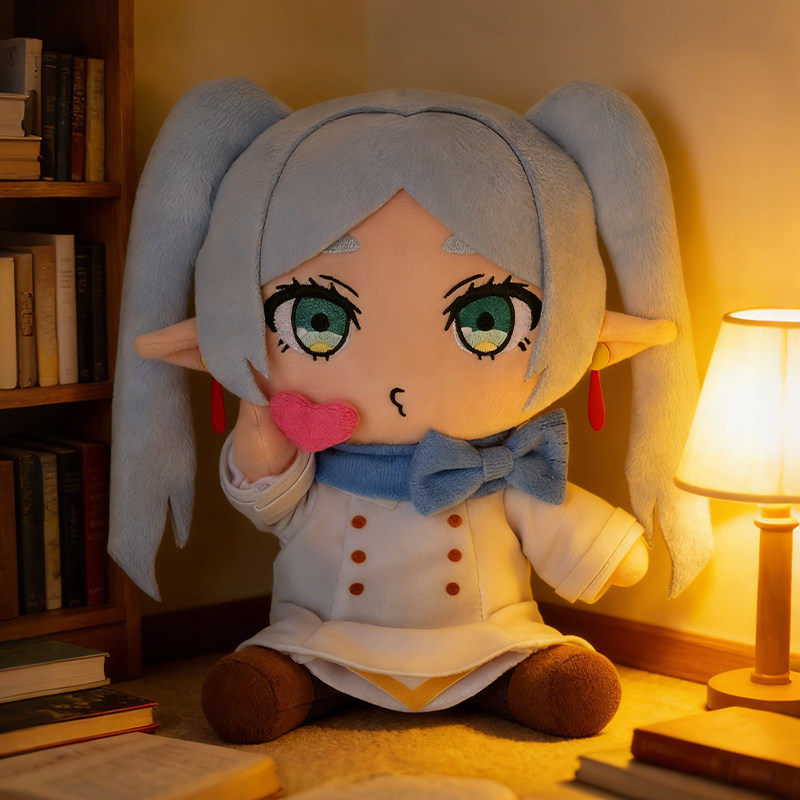 Gsc 프리렌 17cm 플러시 인형 장난감 블로잉 키스 - Frieren Anime Merchandise 리뷰 및 가격
