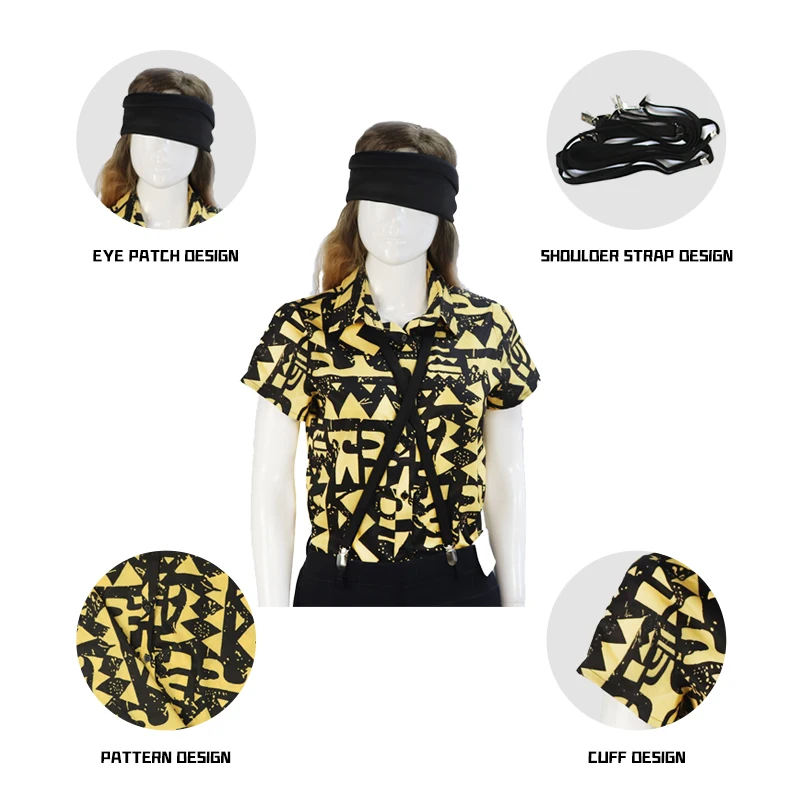 일레븐 옐로우 셔츠 벨트 코스프레 의상 영화 스트레인지 - Anime Merchandise For Women 리뷰 및 가격