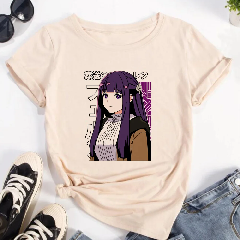 Frieren Tshirt 여성 streetwear a - Frieren Anime Merchandise 리뷰 및 가격