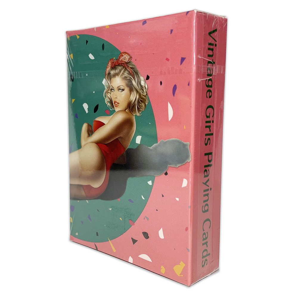 미국 복고풍 섹시한 아름다운 아가씨 비키니 귀여운 소녀 - Themed Playing Card 리뷰 및 가격
