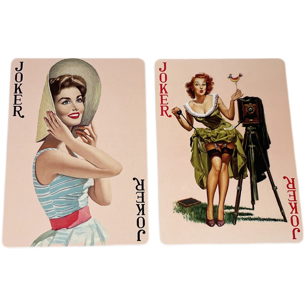 미국 복고풍 섹시한 아름다운 아가씨 비키니 귀여운 소녀 - Themed Playing Card 리뷰 및 가격